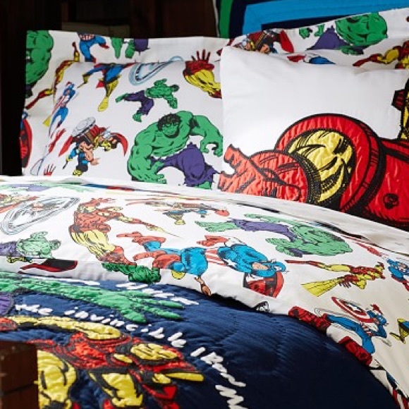pottery barn marvel sheets